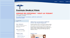 Desktop Screenshot of fountainmedicalclinic.com